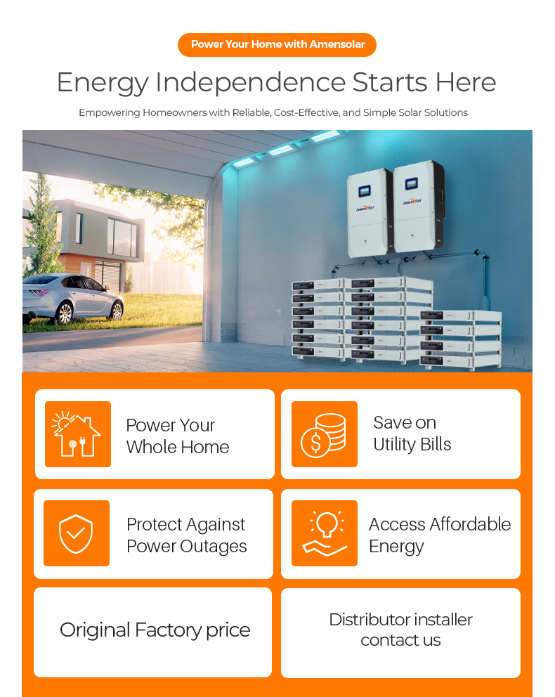 Solar battery for home 